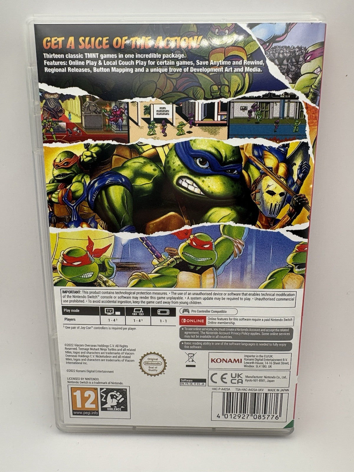 Teenage Mutant Ninja Turtles The Cowabunga Collection Nintendo Switch