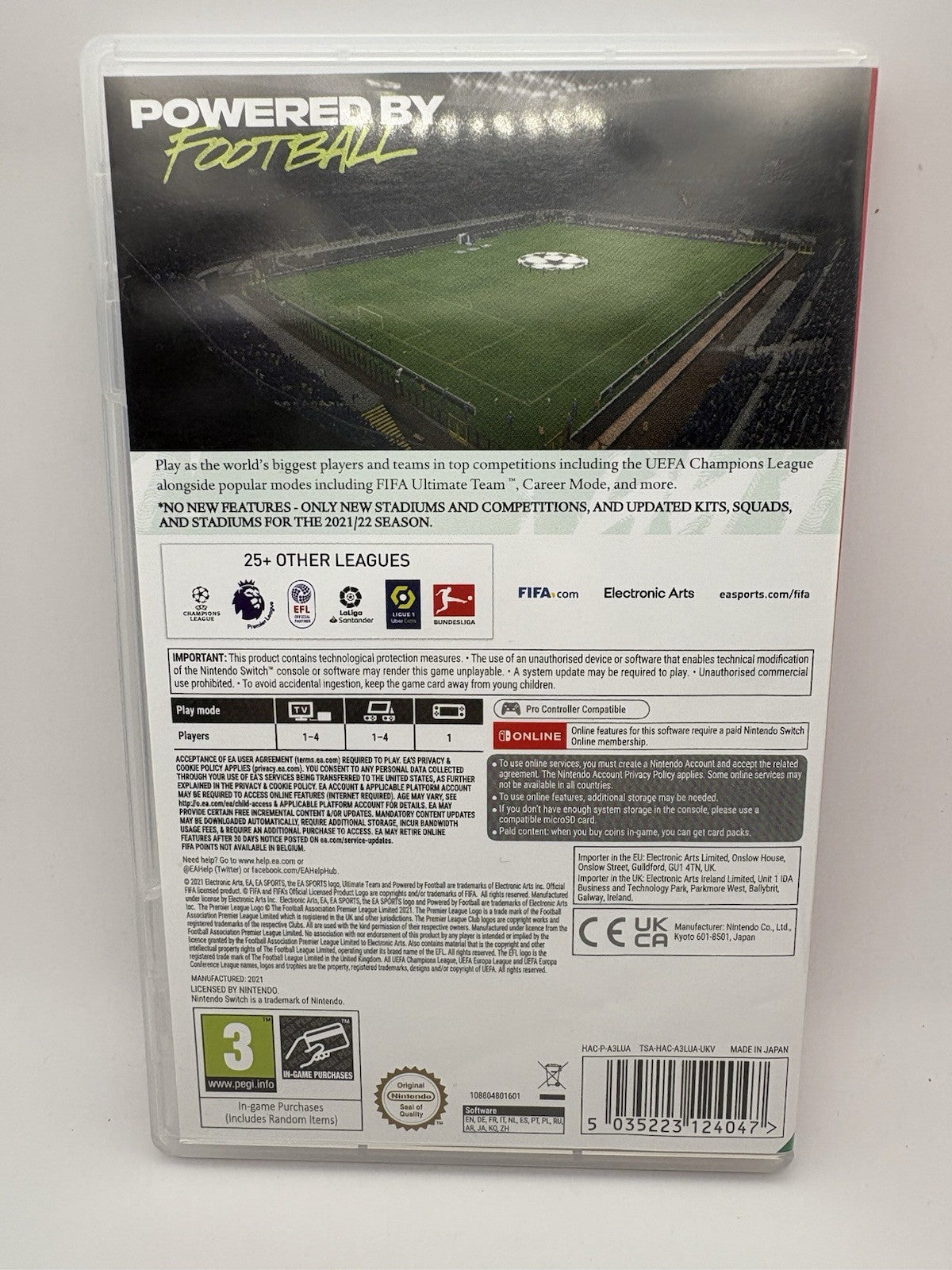 FIFA 22: Legacy Edition (Nintendo Switch, 2021)