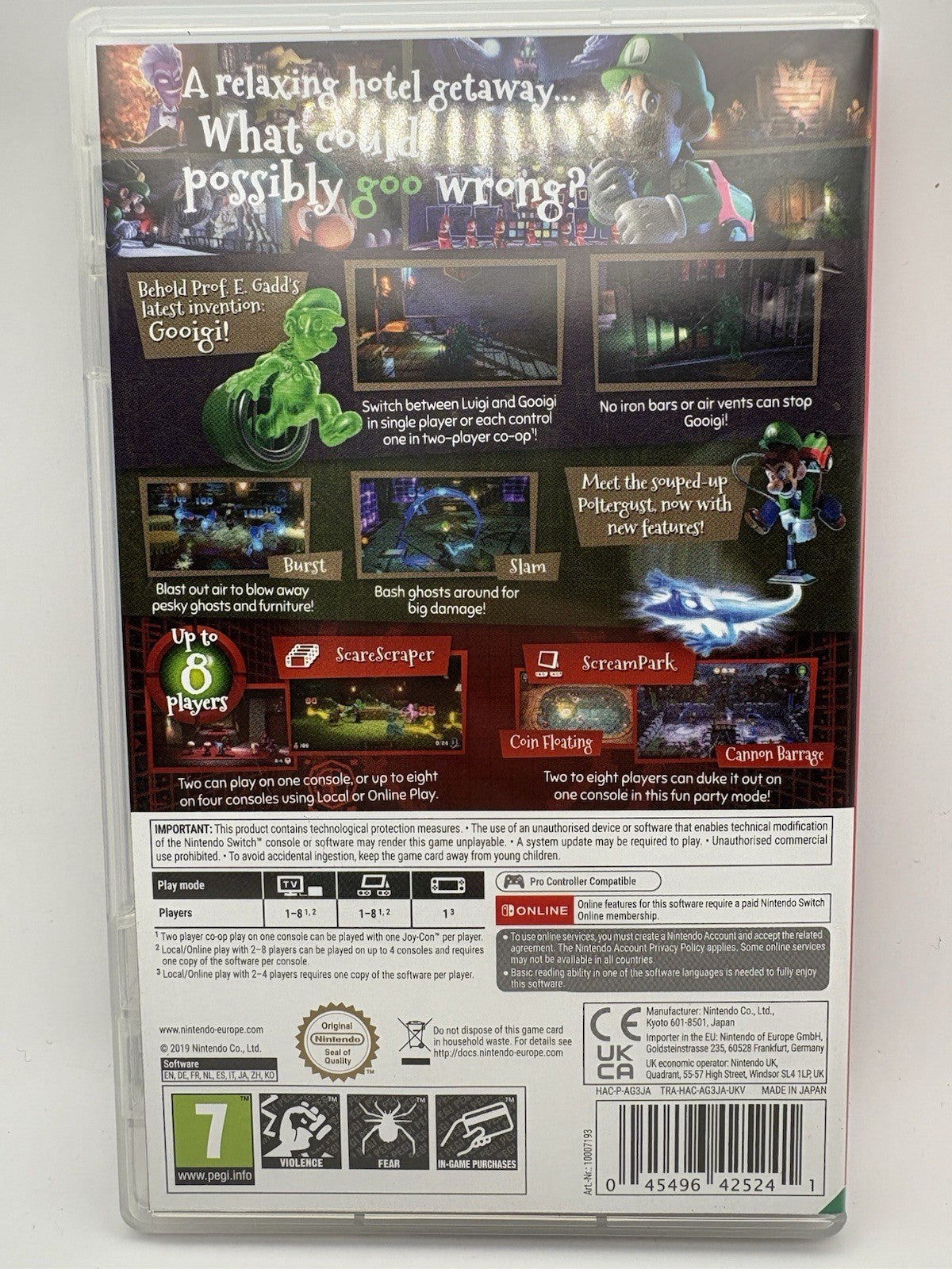 Luigi’s Mansion 3 Nintendo Switch