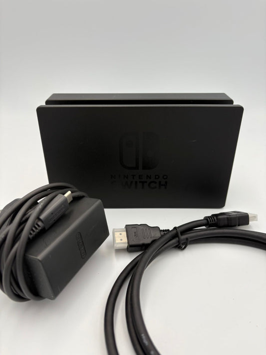 Official Nintendo Switch TV Dock Set Docking Station, Charger AC Adapter, HDMI 