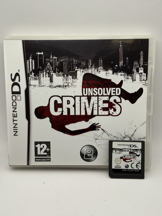 Unsolved Crimes Nintendo Ds Video Game Complete With Manuals Tested