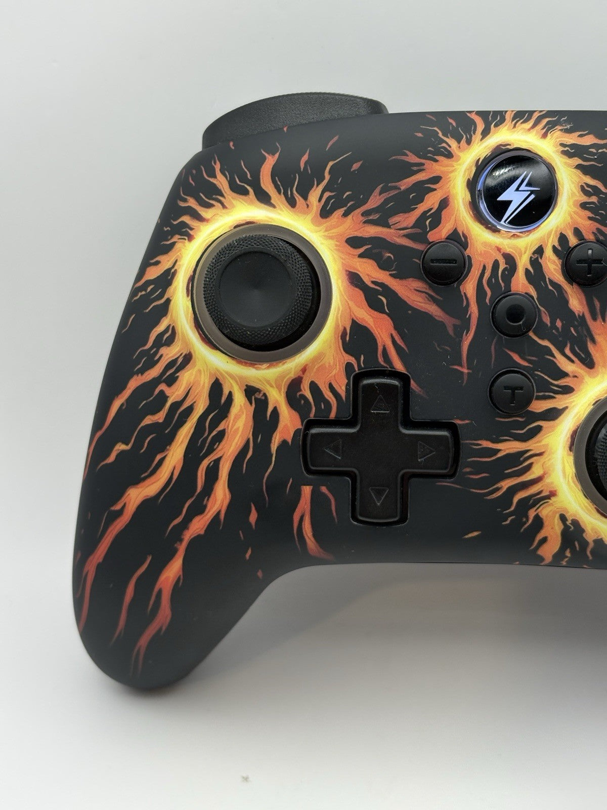 Wireless Pro Controller Fire Design Nintendo Switch Flames