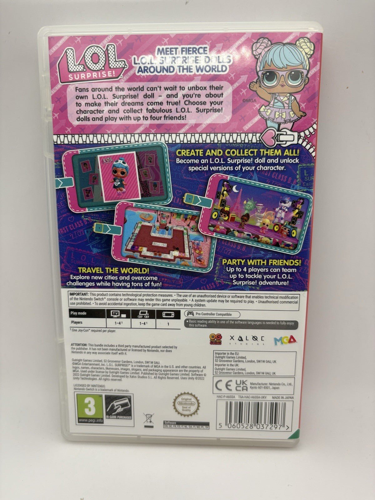 LOL Surprise B.B.s Born to Travel (Nintendo Switch, 2022)