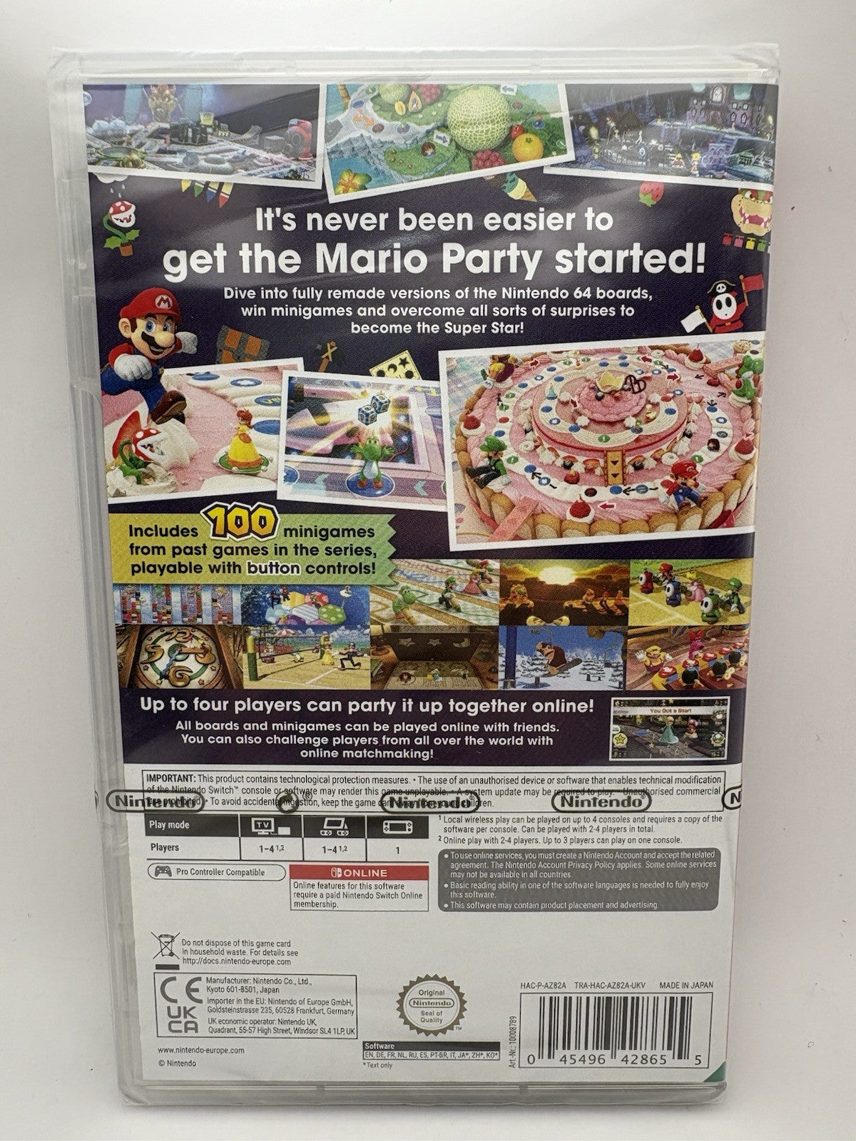 Mario Party Superstars Nintendo Switch New And Sealed