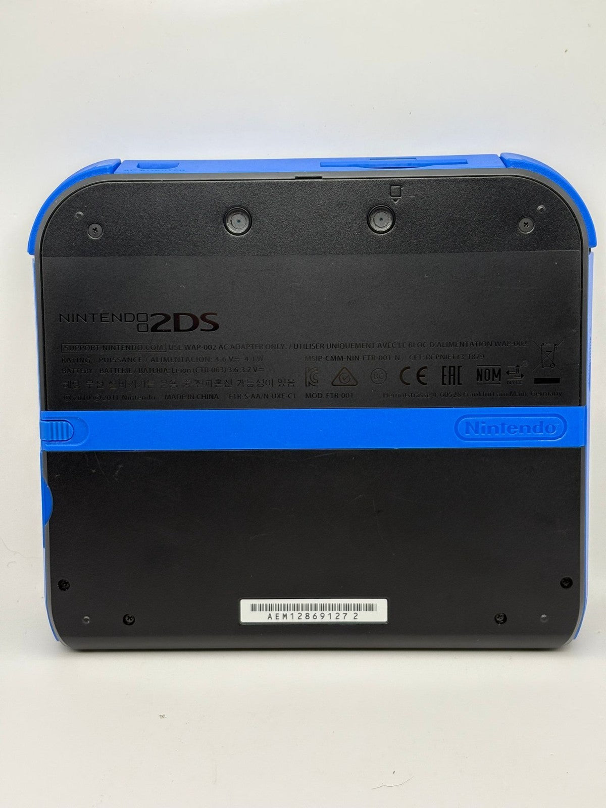 Super Mario Bros 2 Nintendo 2DS Console Black & Blue Collector Edition Boxed VGC