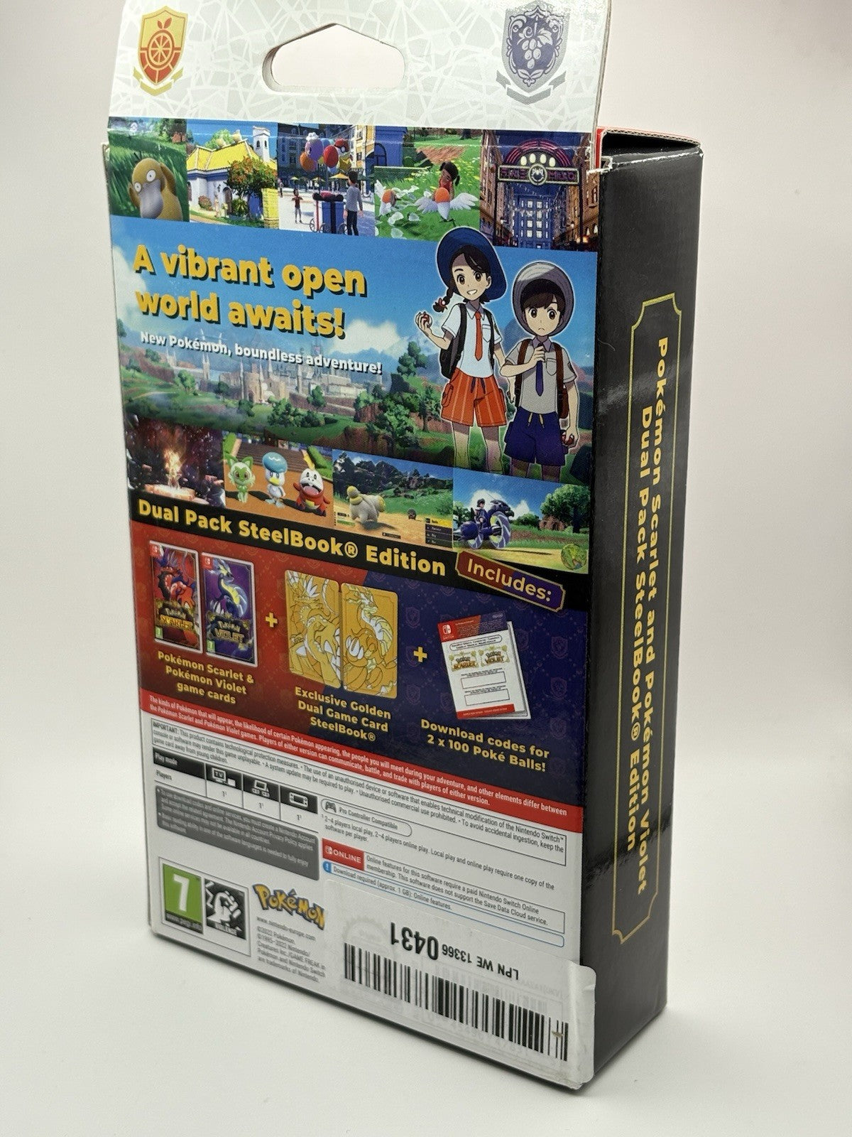 Pokémon Scarlet and Pokémon Violet Dual Pack SteelBook Edit Nintendo Switch Game