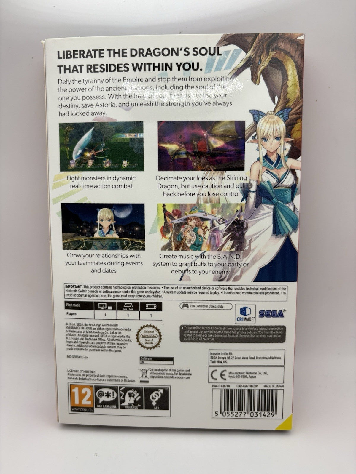 Shining Resonance Refrain Draconic Launch Edition Nintendo Switch
