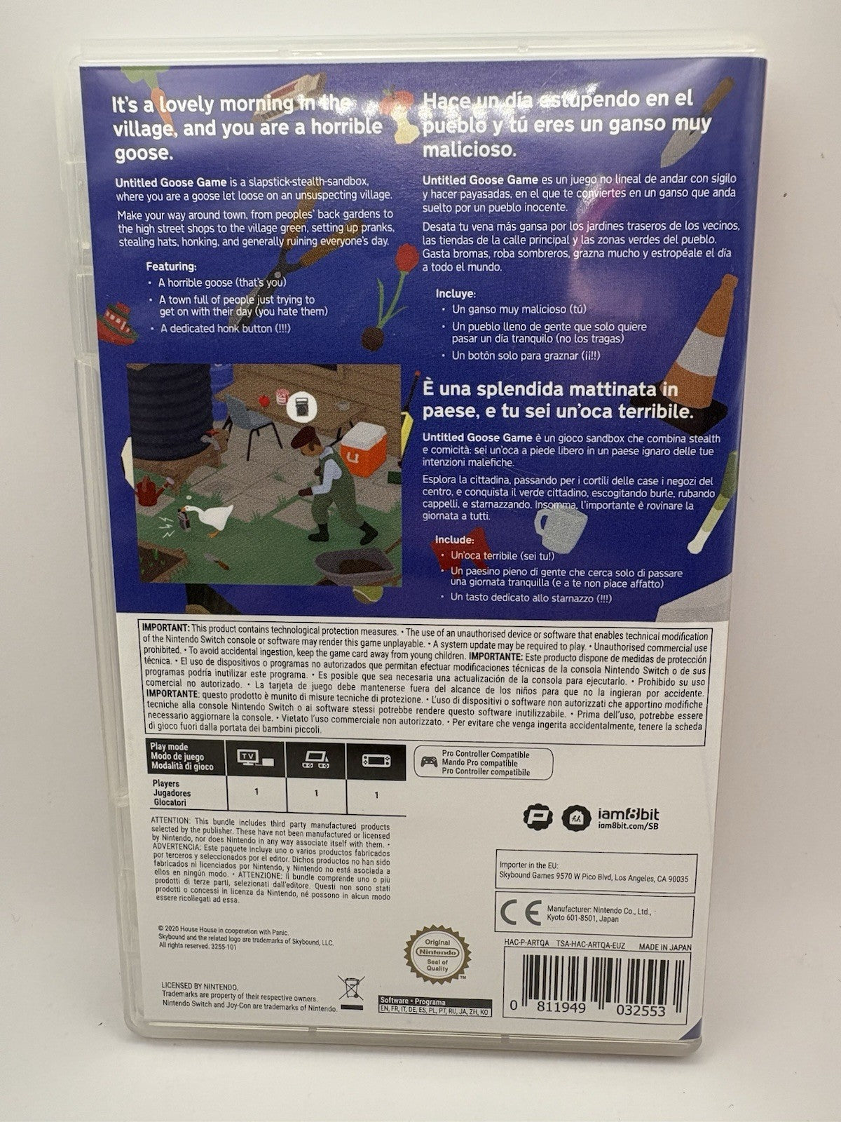 Untitled Goose Game (Nintendo Switch, 2020)