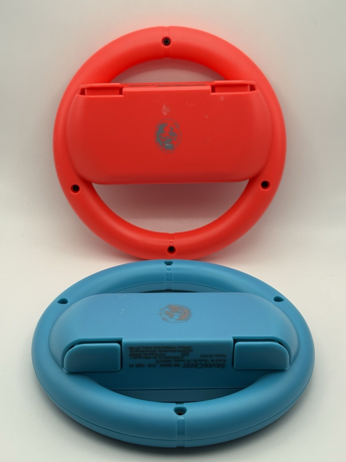 Nintendo Switch Joy-Con Wheel Pair Red Blue Mario Kart Steering Wheel