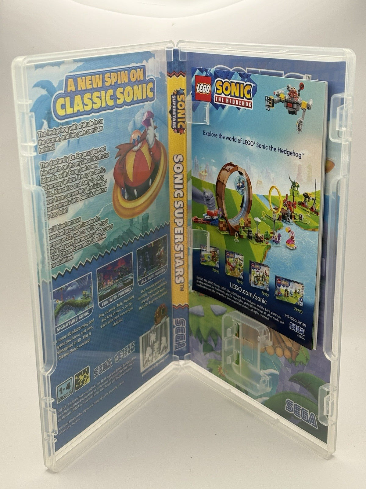 Sonic Superstars (Nintendo Switch, 2023) Case Only No Game