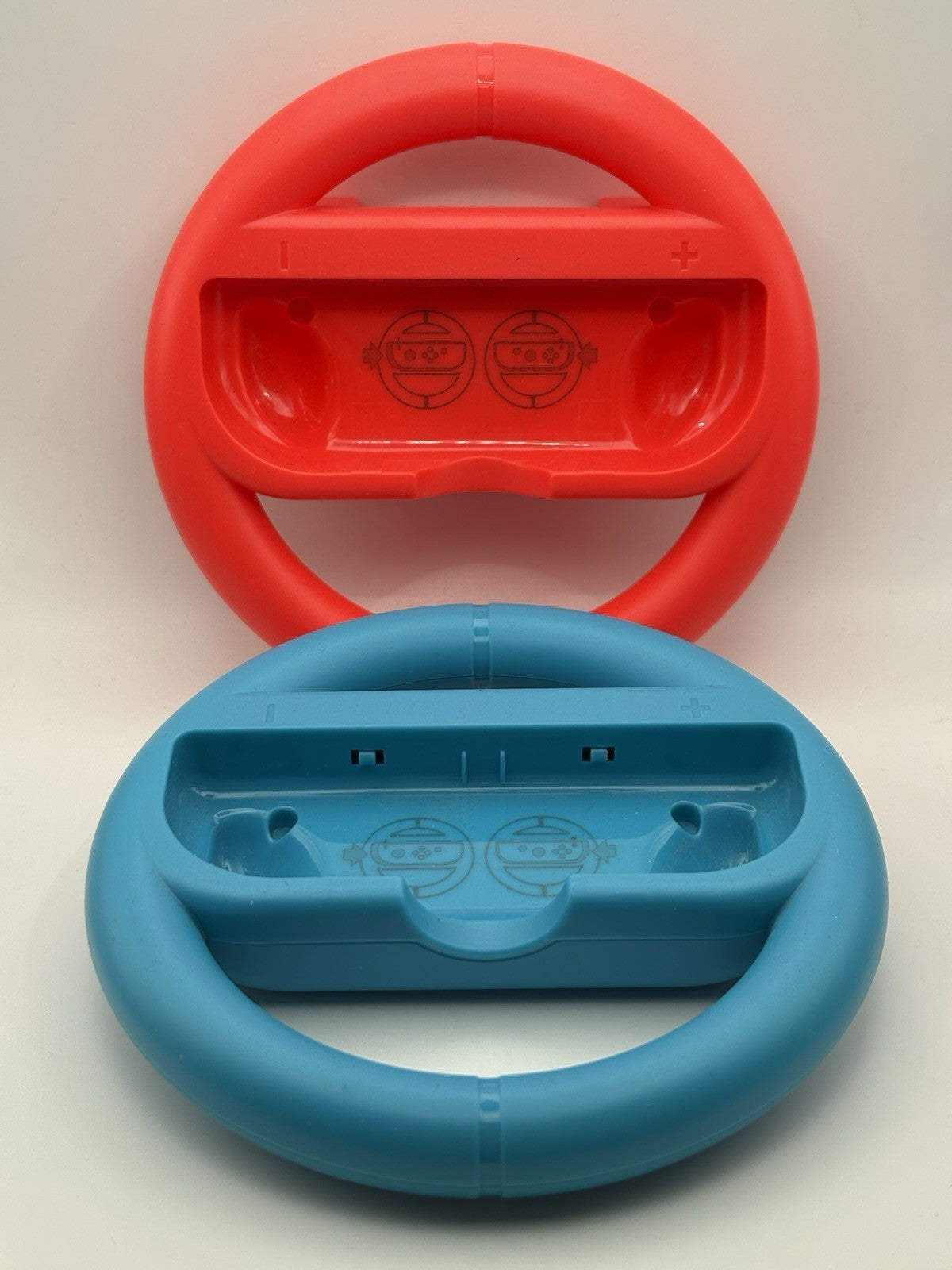 Nintendo Switch Joy-Con Wheel Pair Red Blue Mario Kart Steering Wheel