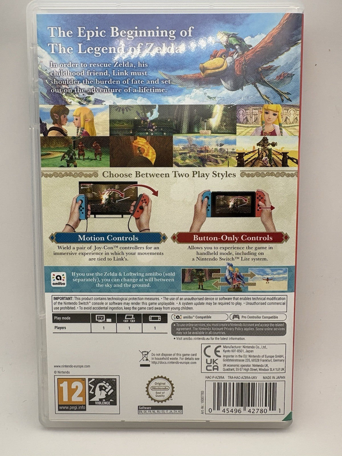 The Legend of Zelda:Skyward Sword (Nintendo Switch, 2021)