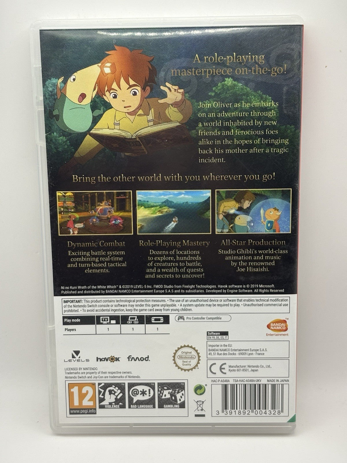 Ni No Kuni: Wrath of the White Witch (Nintendo Switch, 2019)