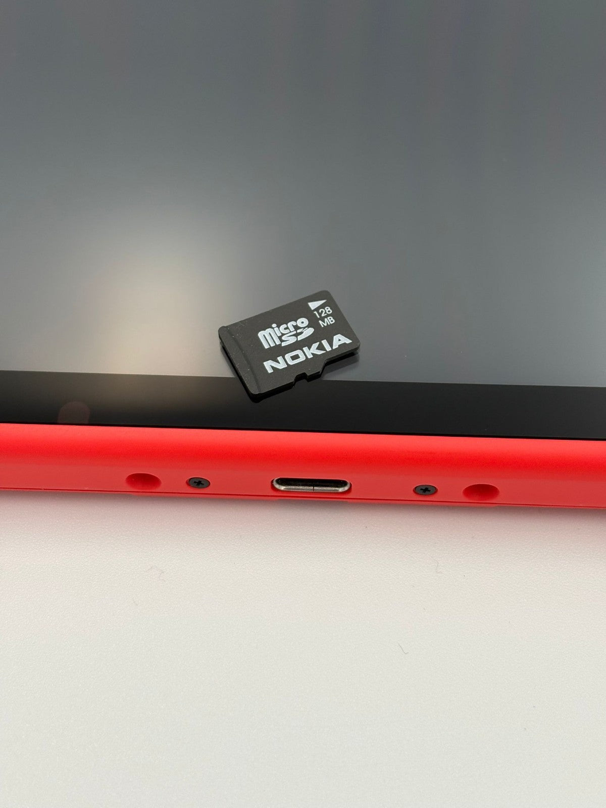 Nintendo Switch Mario Red Tablet Only With Official Mario Case & 128GB SD Card