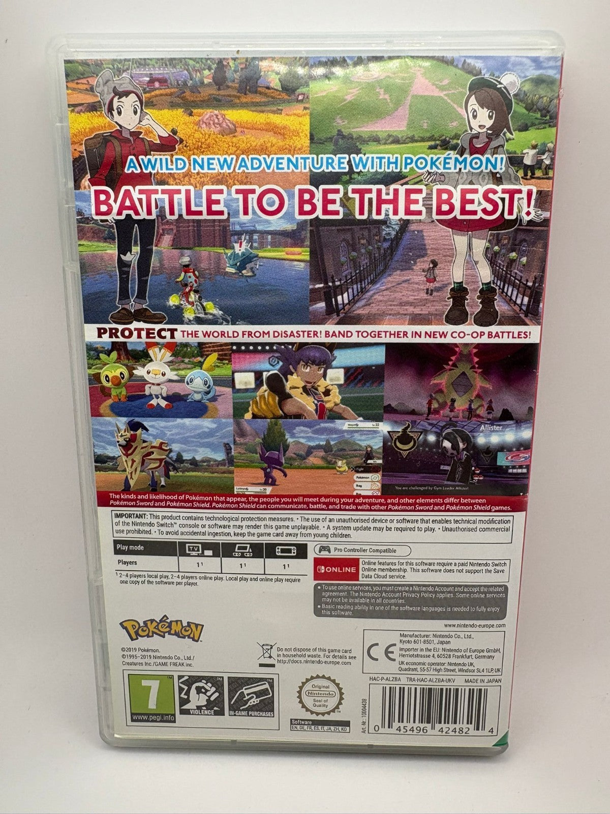 Pokémon Shield Nintendo Switch 2019 Complete