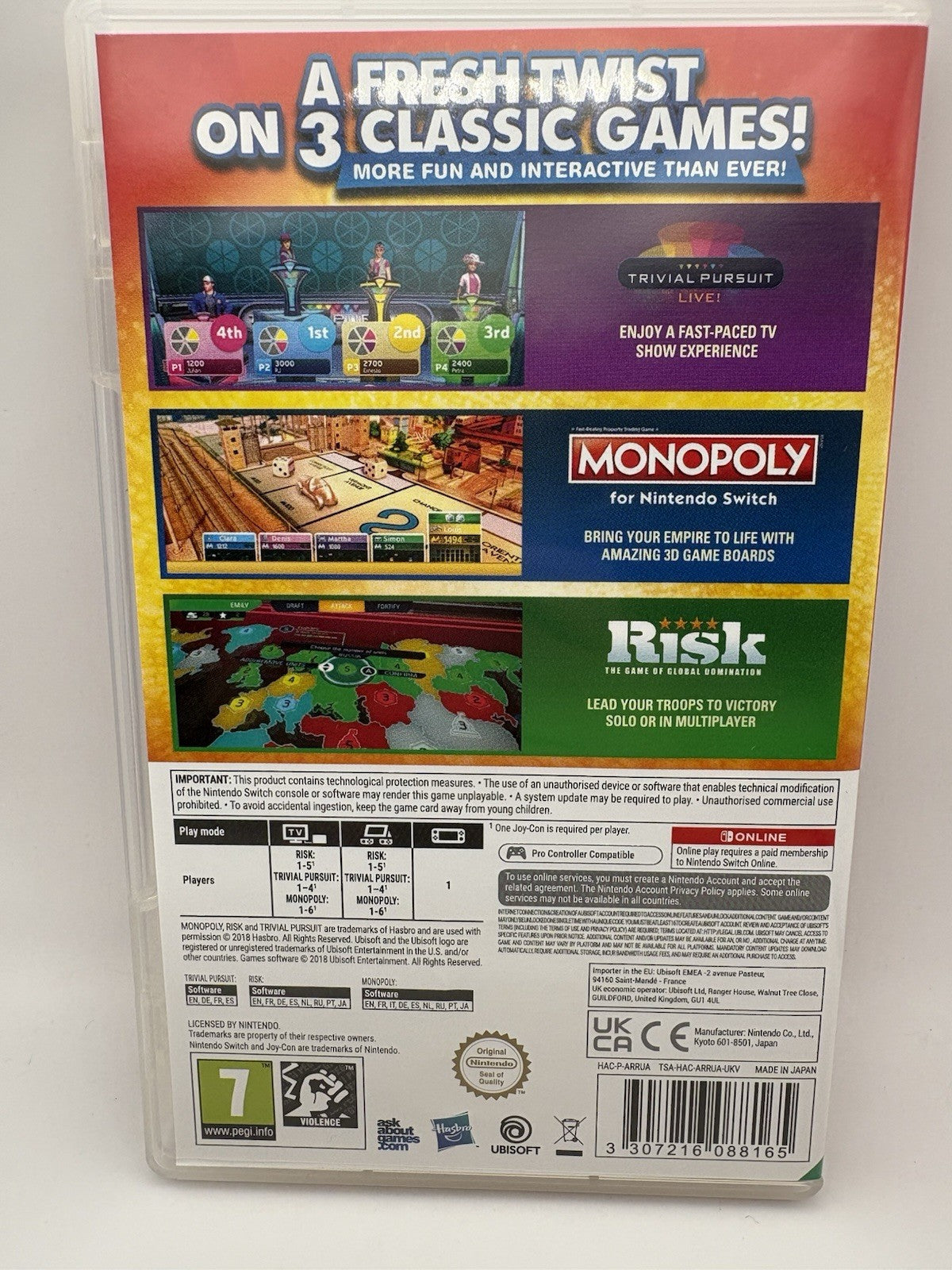 Hasbro Game Night (Nintendo Switch, 2018)