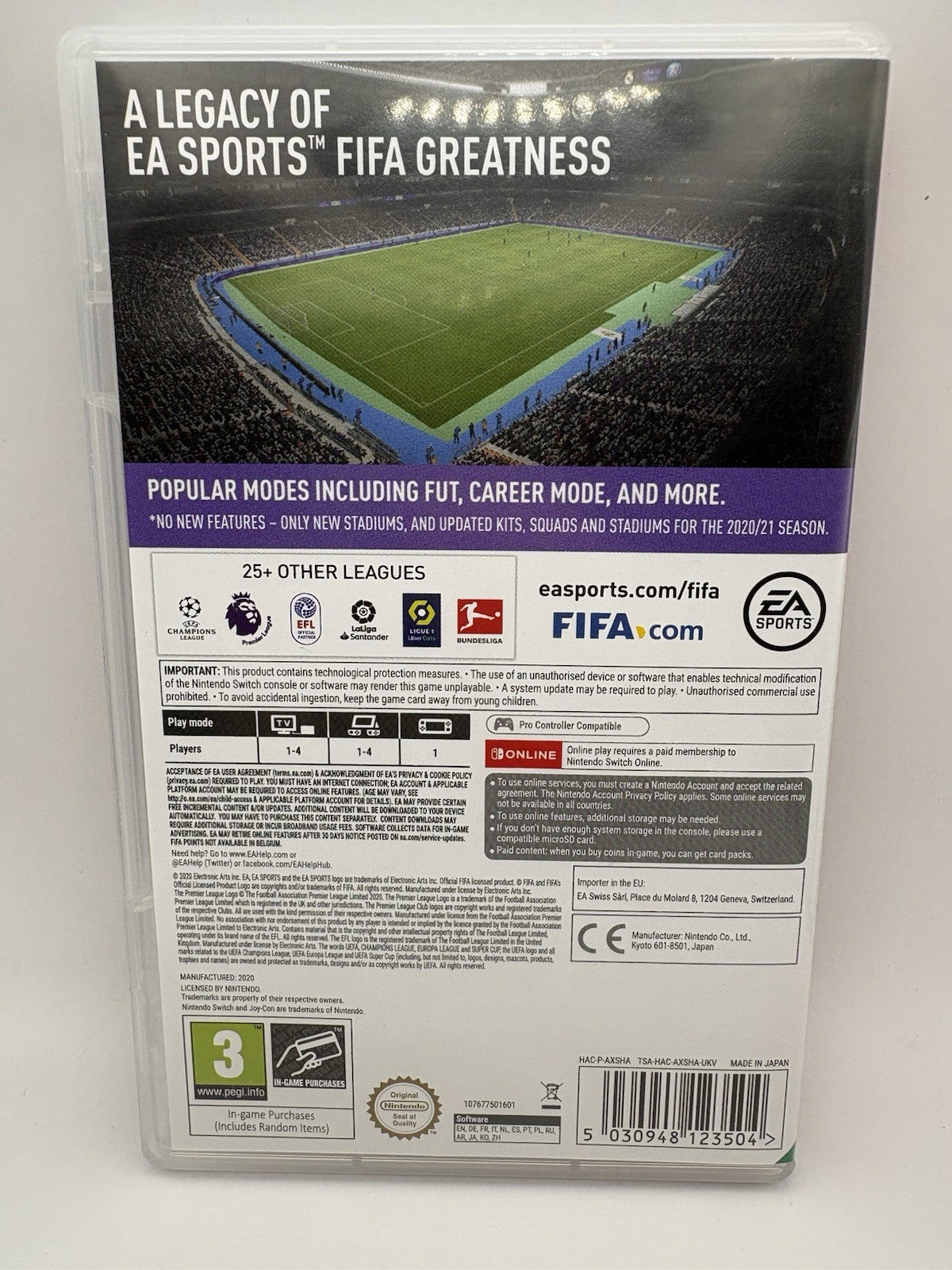 FIFA 21 - Legacy Edition (Nintendo Switch, 2020)