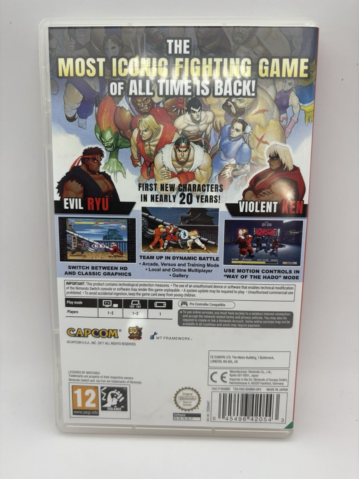 Ultra Street Fighter II: The Final Challengers (Nintendo Switch, 2017)