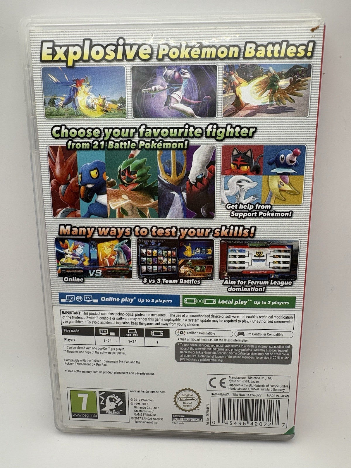 Pokken Tournament DX Nintendo Switch