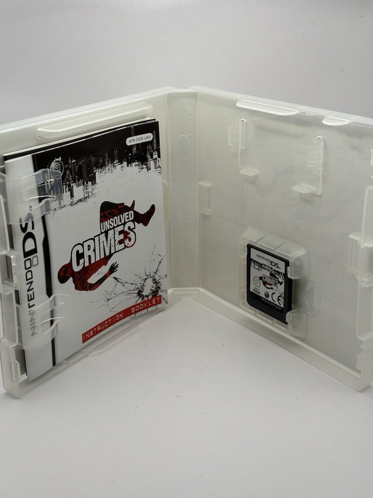 Unsolved Crimes Nintendo Ds Video Game Complete With Manuals Tested
