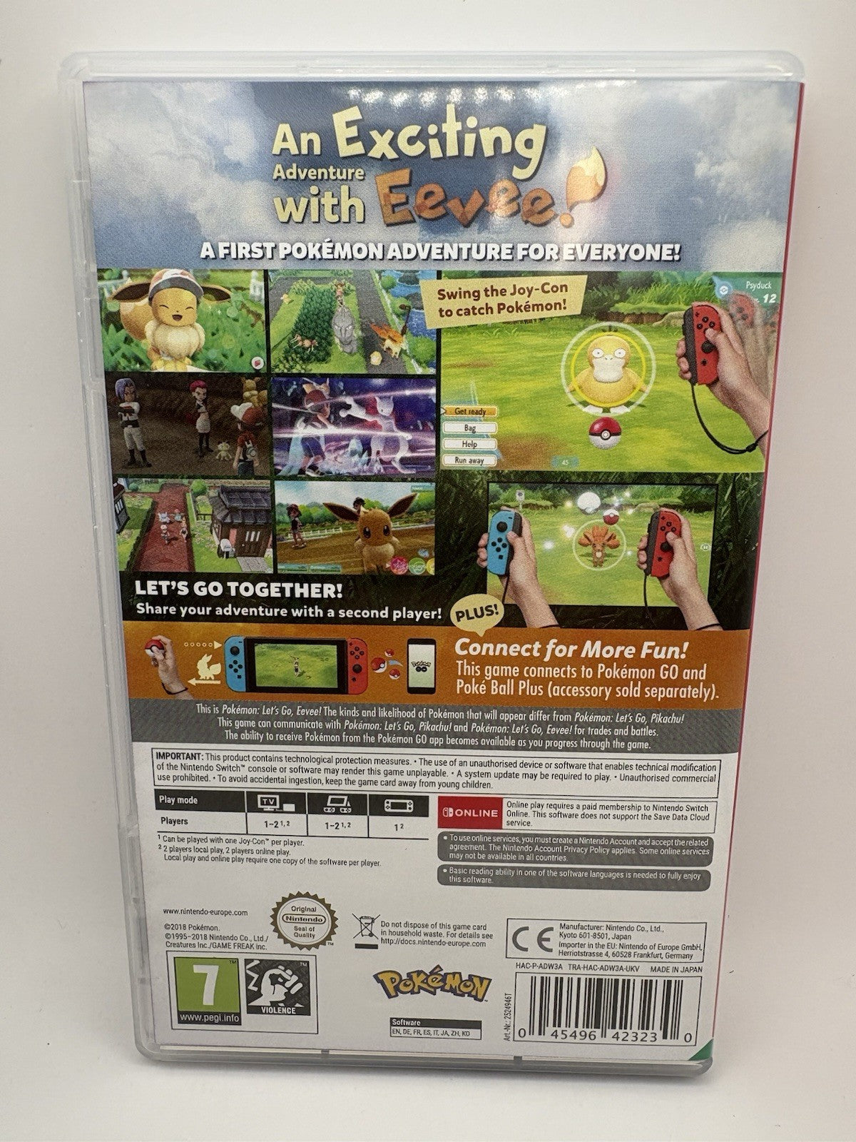 Pokemon Let's go Eevee Game for Nintendo Switch