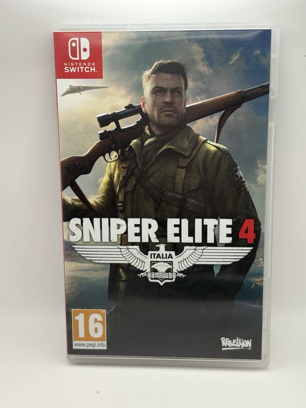 CASE ONLY – No Game – Sniper Elite 4 (Switch) – PAL – VG