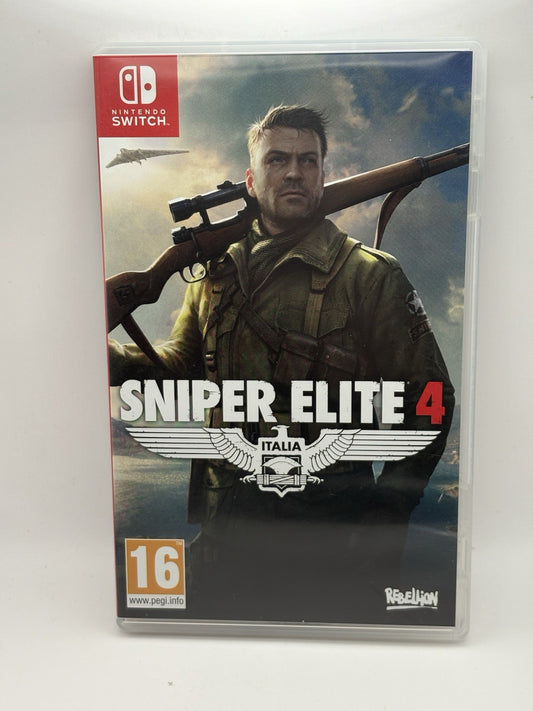 CASE ONLY – No Game – Sniper Elite 4 (Switch) – PAL – VG