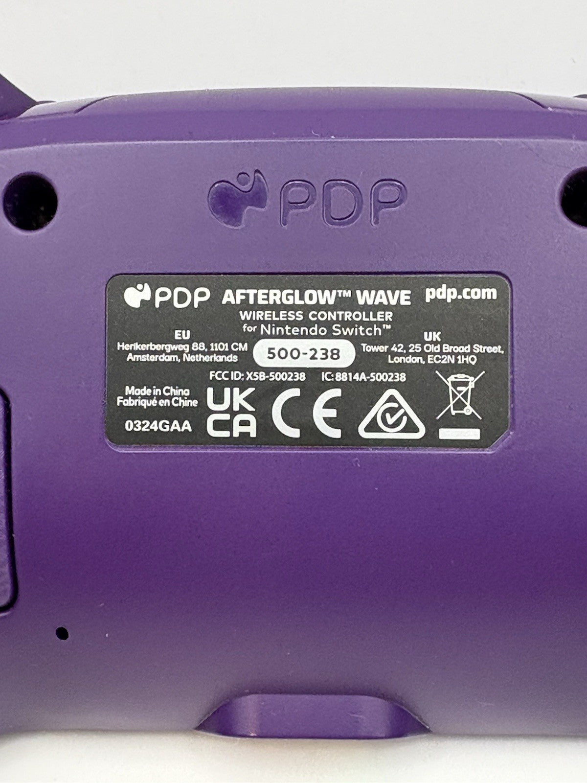 PDP Afterglow Wave Wireless Controller – Nintendo Switch – RGB Lighting – Boxed