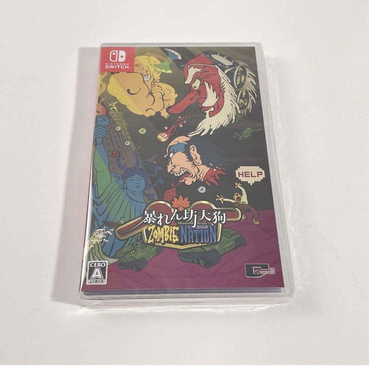 Nintendo Switch Abarenbo Tengu & Zombie Nation Japanese Import Excellent