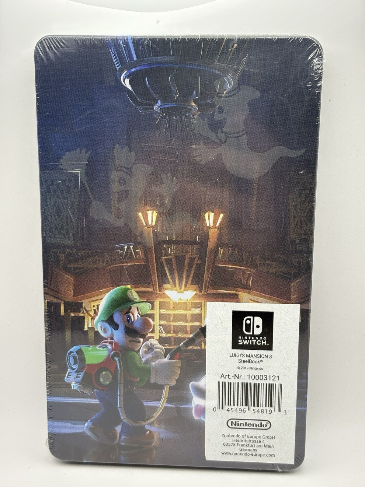 Luigi's Mansion 3 (Nintendo Switch, 2019) - Steelbook Only - No Game - Sealed!