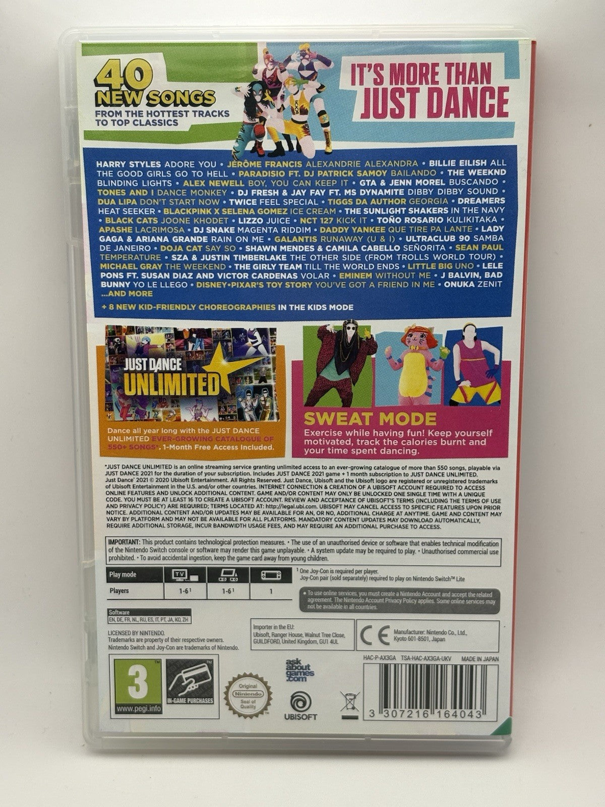 Just Dance 2021 (Nintendo Switch) – Empty Case Only