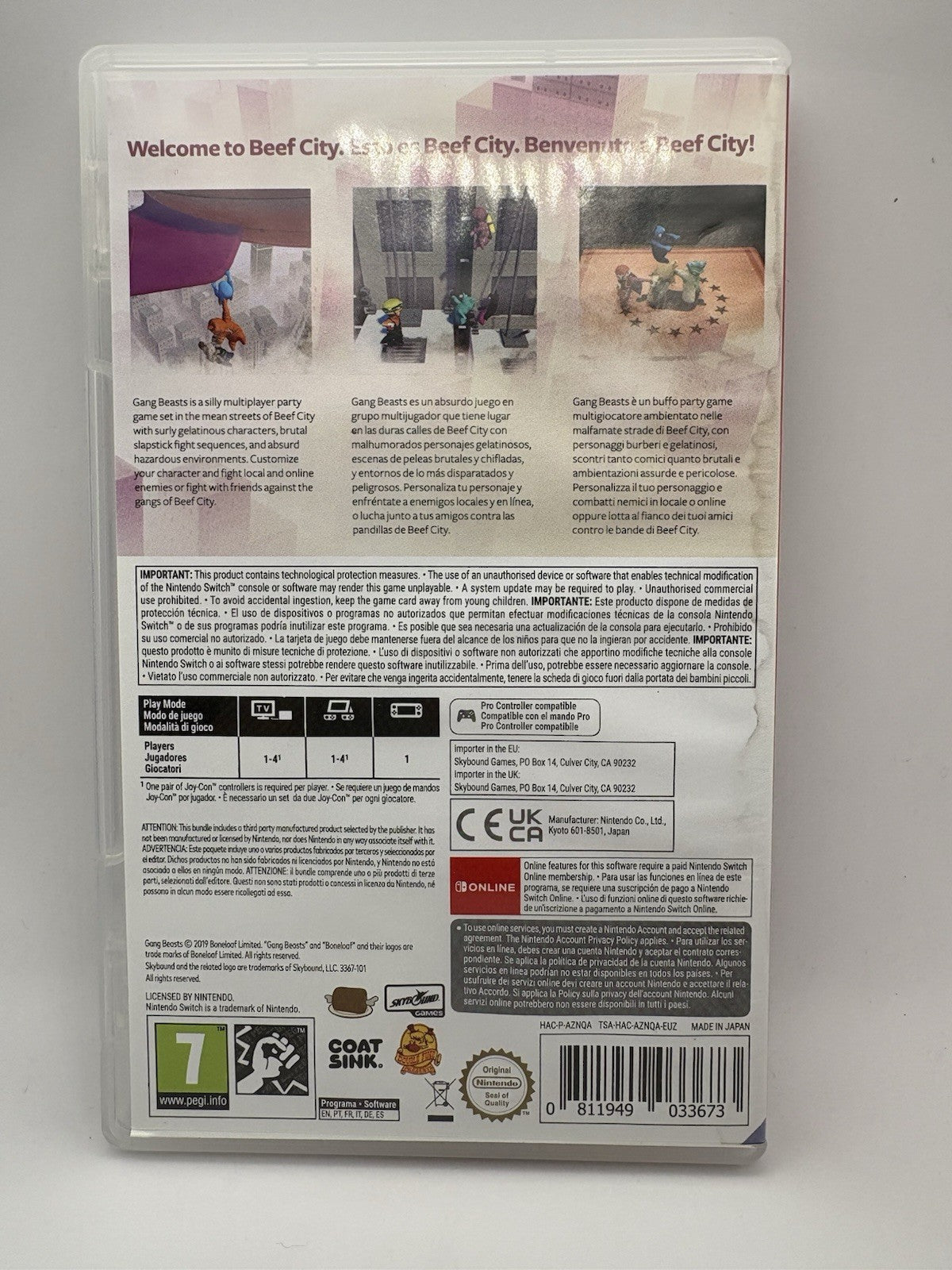 Gang Beasts Nintendo Switch