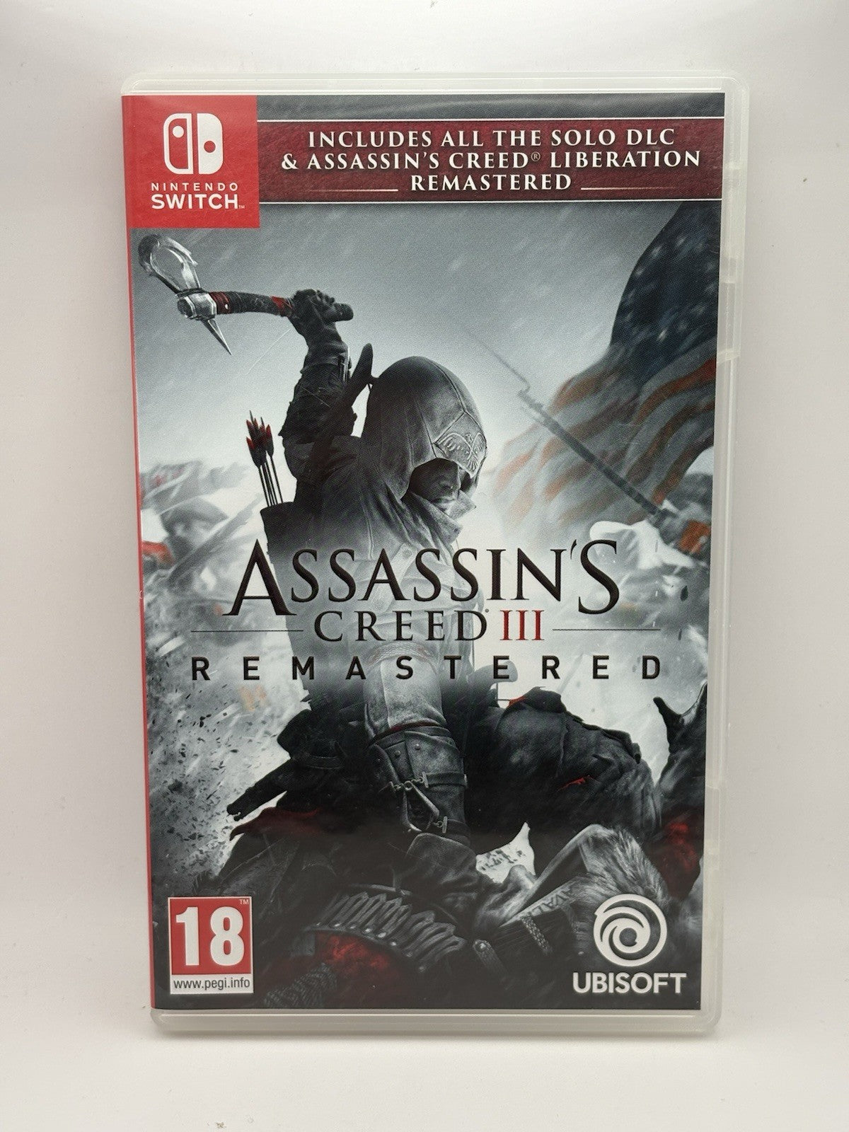 CASE ONLY – No Game – Assassin’s Creed III Remastered (Switch) – PAL – VG