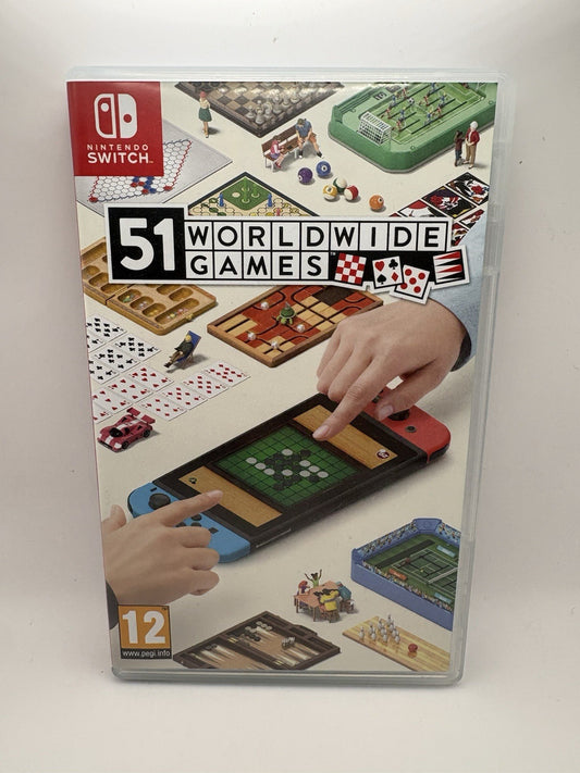 51 worldwide Games for Nintendo Switch Case Only No Game