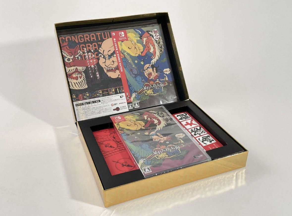 Nintendo Switch Abarenbo Tengu & Zombie Nation Japanese Import Excellent