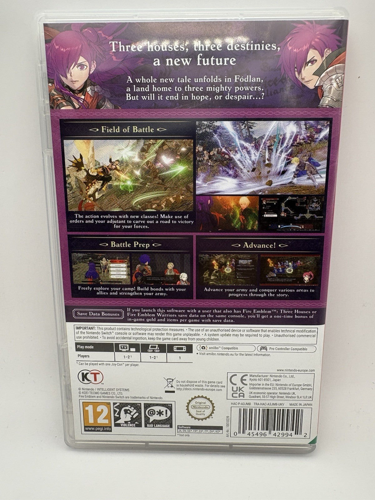 Fire Emblem Warriors Three Hopes Nintendo Switch