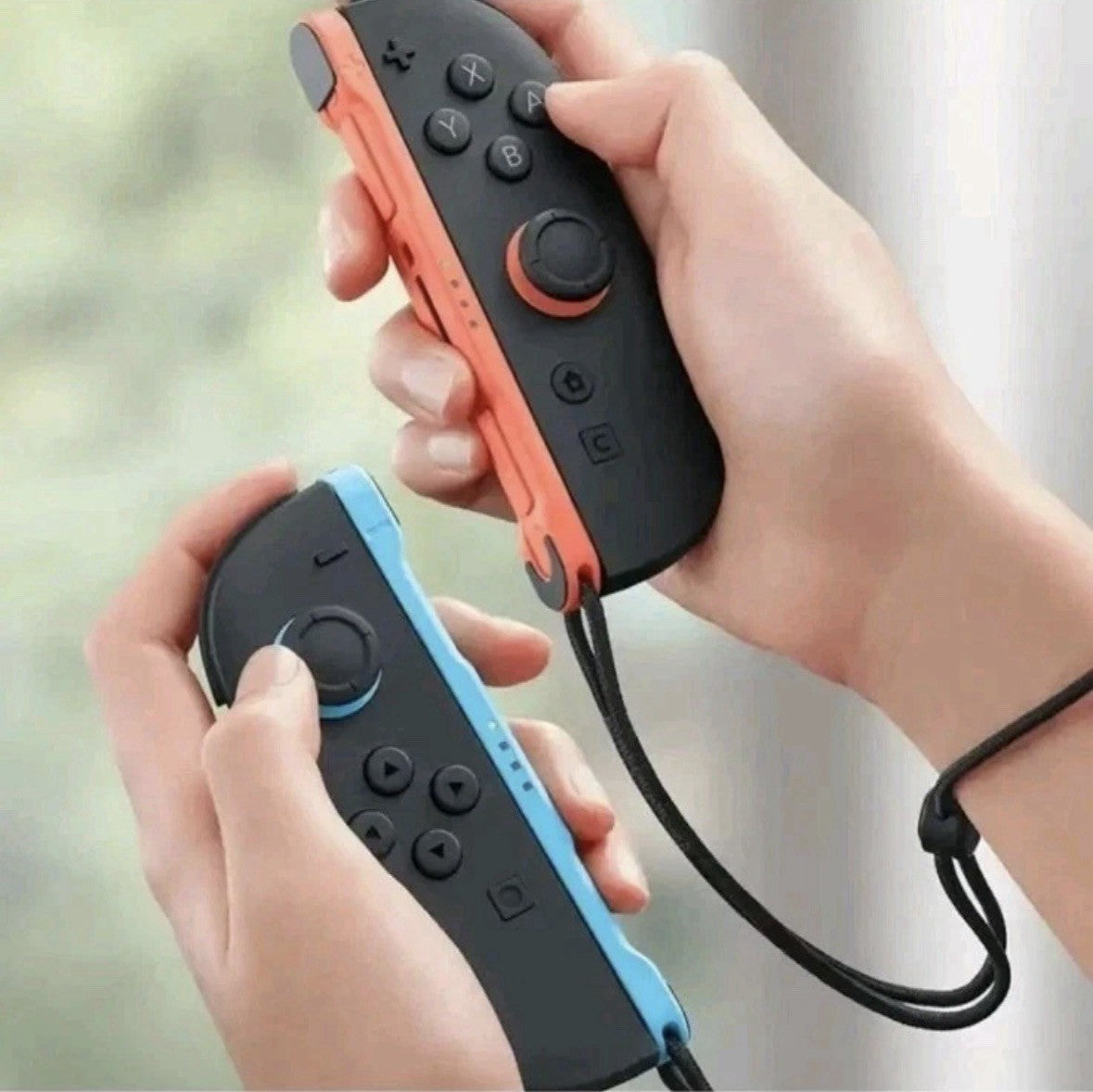Nintendo Switch 2 Joy-Con 2 Controllers Pair – Light Blue & Light Red Official