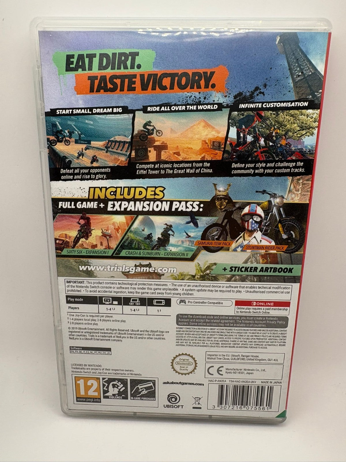 Trials Rising Gold Edition (Nintendo Switch, 2019) - DLC Not Included
