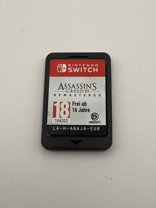 Assassin’s Creed III Remastered (Switch) – Cartridge Only – PAL/EUR – Tested