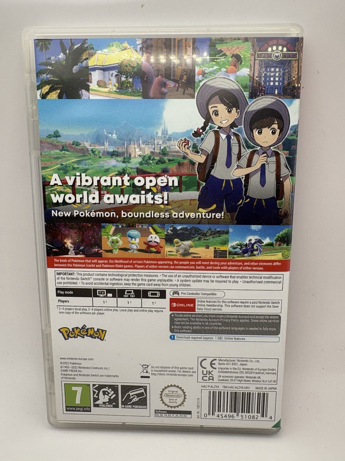 Pokémon Violet (Nintendo Switch, 2022)