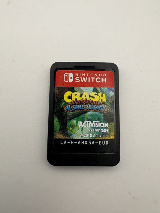 Crash Bandicoot N. Sane Trilogy (Switch) – Cartridge Only – PAL – Tested