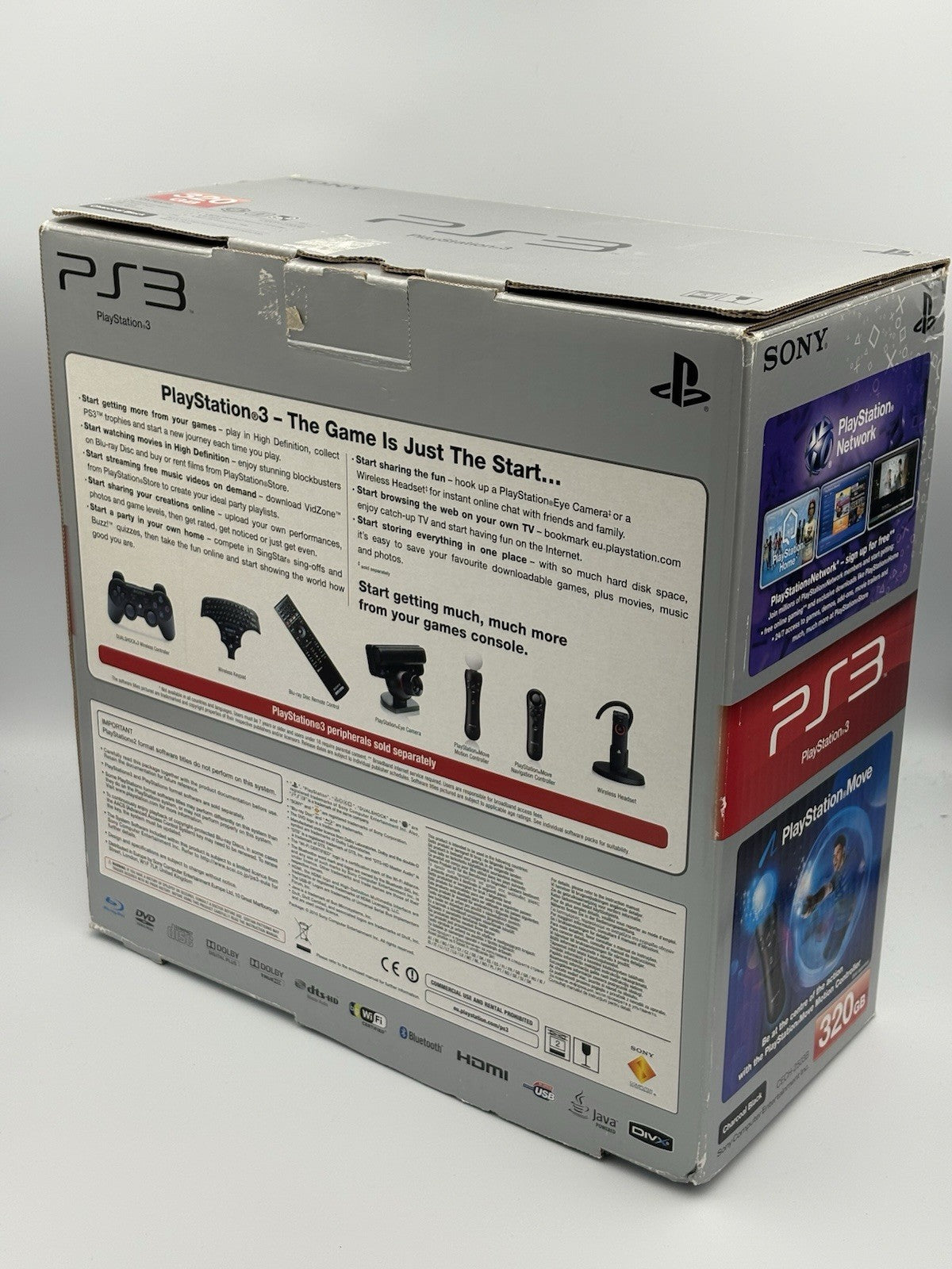 Sony PlayStation 3 Slim 320GB Console (UK Model, CECH-2503B) Complete Boxed