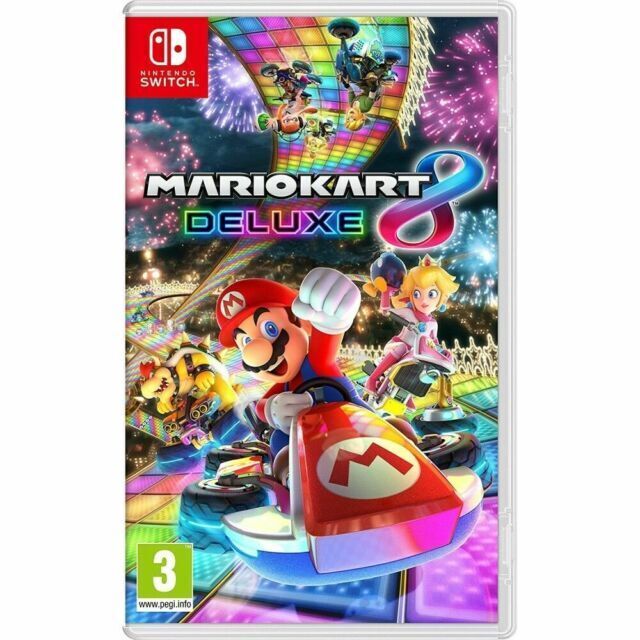 Mario Kart 8 Deluxe (Nintendo Switch, 2017) Cartridge Only