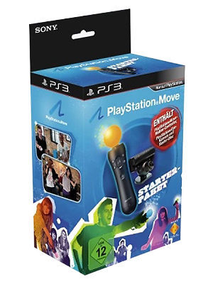PlayStation Move Starter Pack (Sony PS3) – Motion Controller, Eye Camera & Game