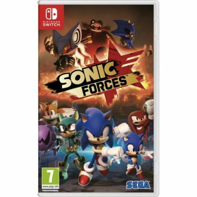 Sonic Forces - Nintendo Switch - 2017 - Sega Game Cartridge Only