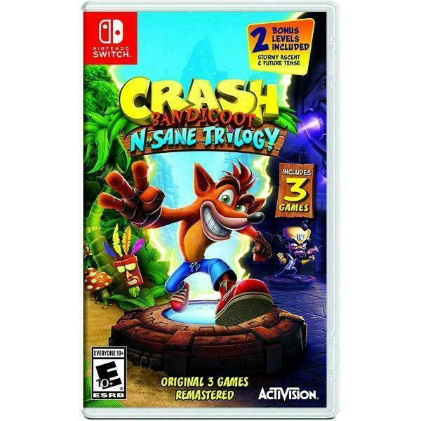 Crash Bandicoot N. Sane Trilogy (Switch) – Cartridge Only – PAL – Tested