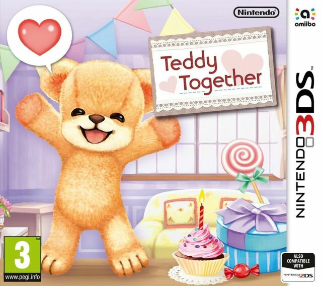 Teddy Together (Nintendo 3DS, 2016) new sealed